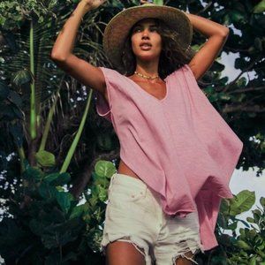 Free People Loving Good Vibrations Cutoffs